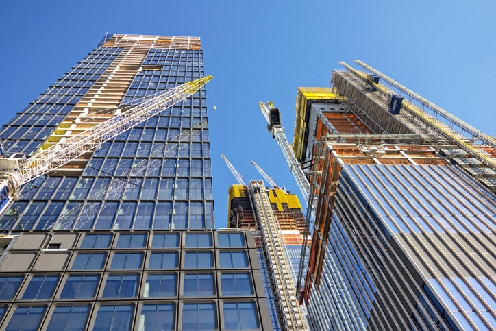 constructing sites