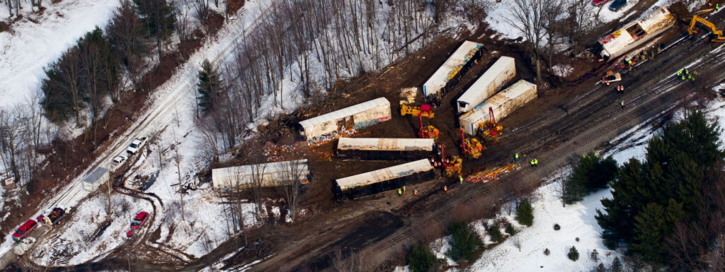 Train Crash in a Small Town